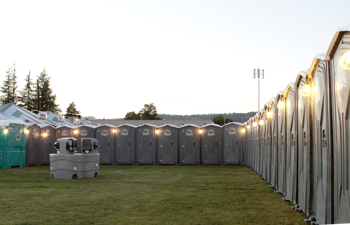 Units around washing stations