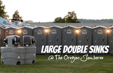 Large Double Sinks at the Oregon Jamboree