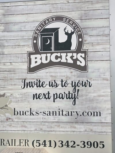 Buck's Sanitary Service - Invite us to your next party!