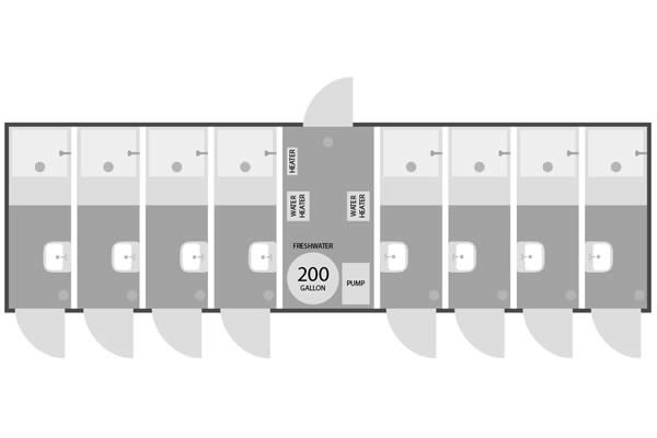 Columbia Shower Trailer Floorplan